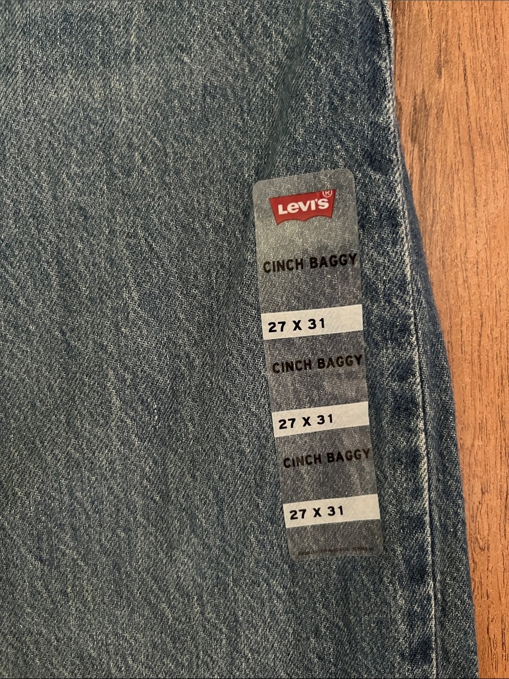 NWT Levi’s Cinch Baggy Wide Leg Jeans - Picture 7 of 13